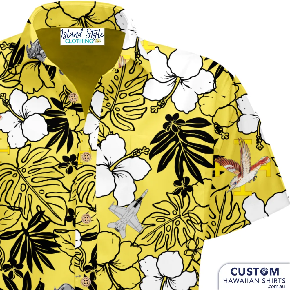 1 SQD RAA, QLD, ADT - Customised Hawaiian Shirts