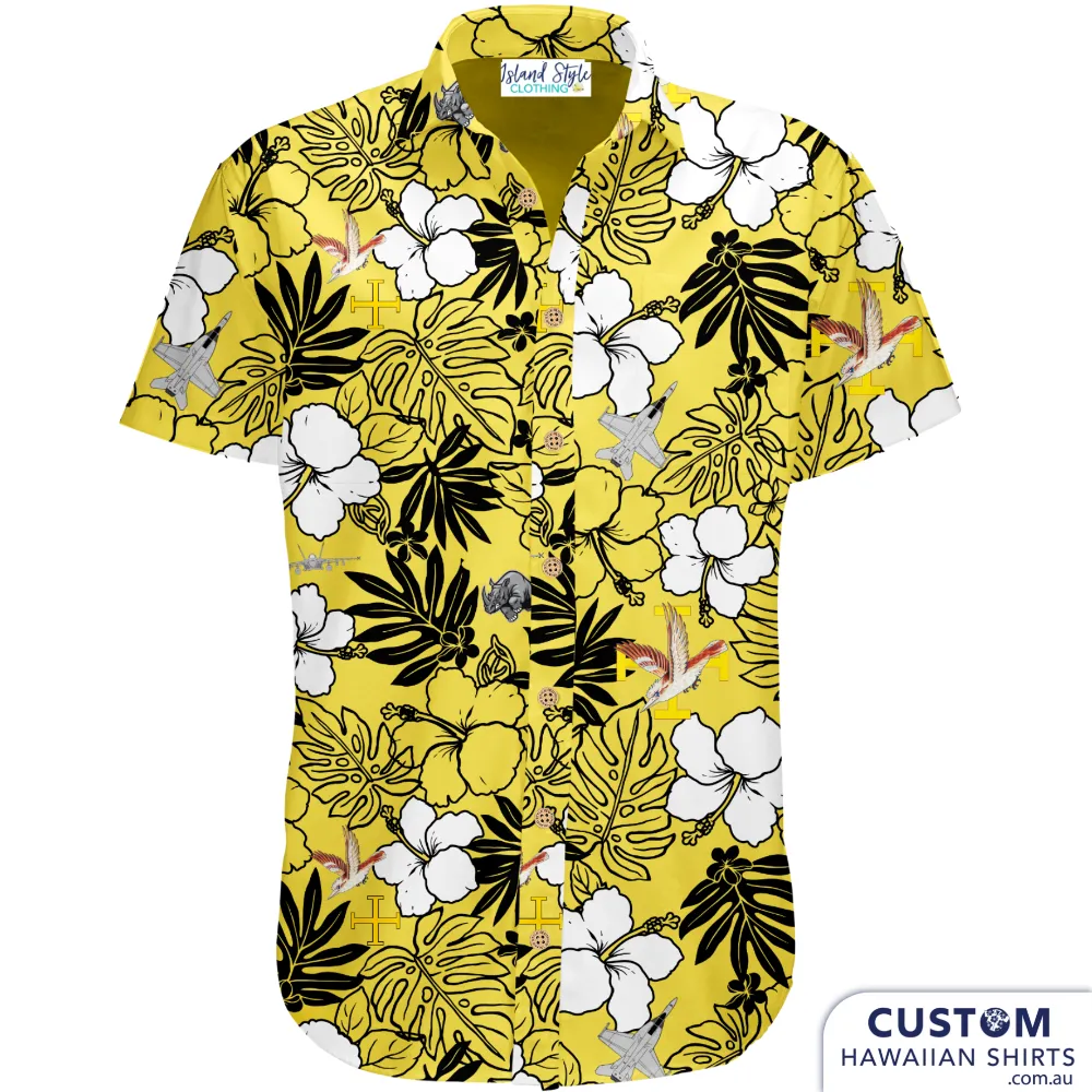 1 SQD RAA, QLD, ADT - Customised Hawaiian Shirts