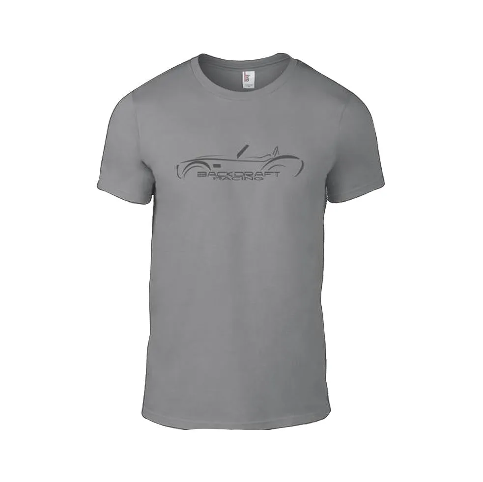 Backdraft Racing Car Silhouette Adult Shirts