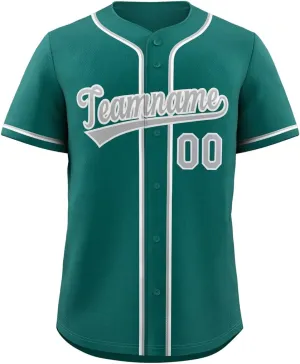 Custom Baseball Jersey Personalized Button Down Shirts Stitched or Printed Name Number for Adult Boy