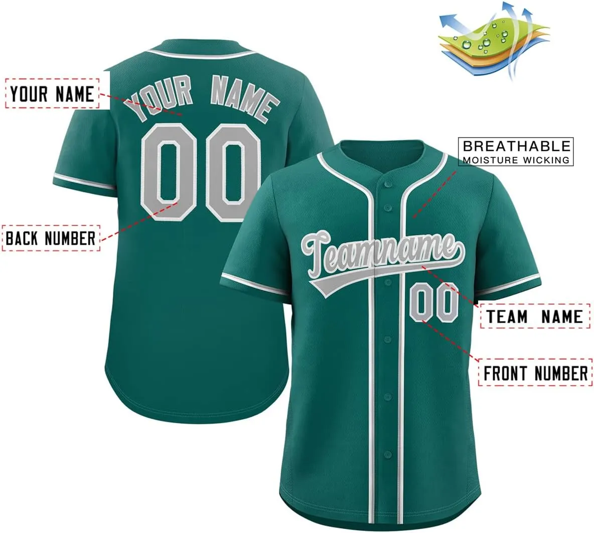 Custom Baseball Jersey Personalized Button Down Shirts Stitched or Printed Name Number for Adult Boy