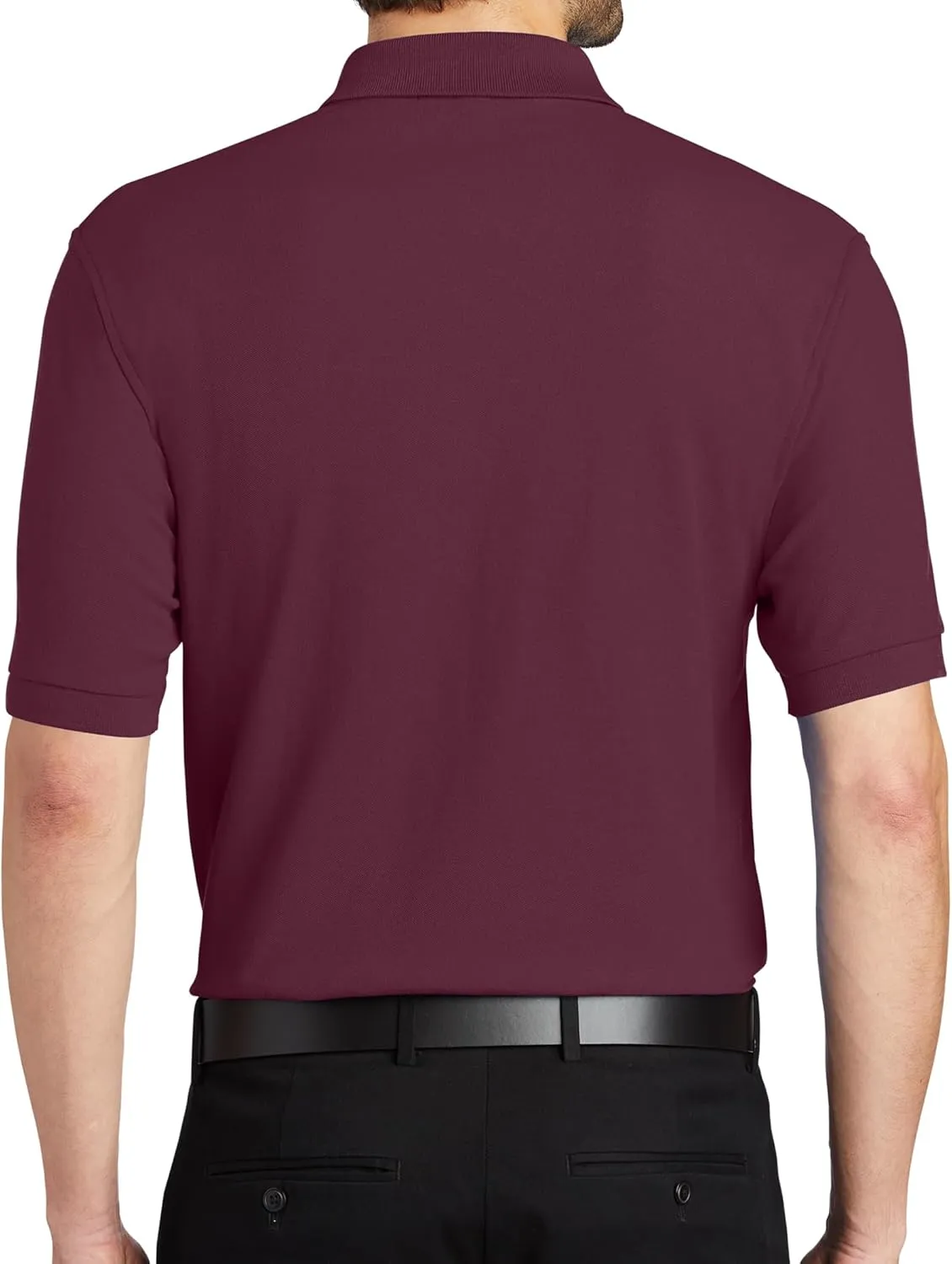 Custom Embroidered Polo Shirt for Men Personalized Embroidery Name Text Logo Golf Tee