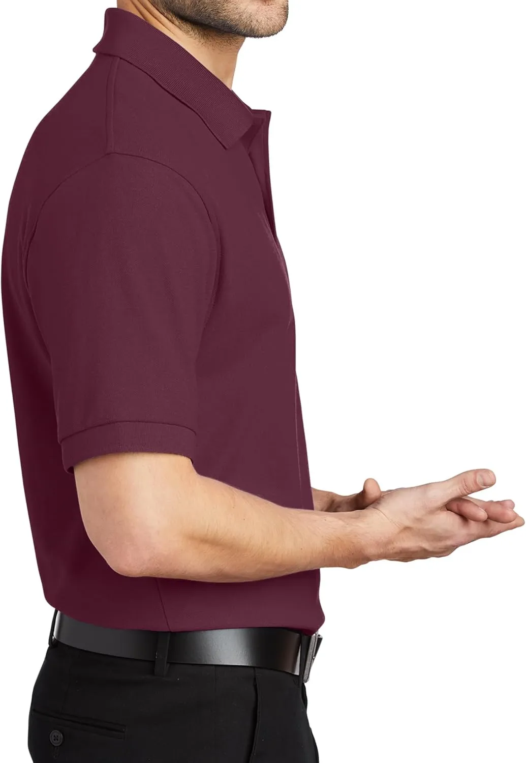 Custom Embroidered Polo Shirt for Men Personalized Embroidery Name Text Logo Golf Tee