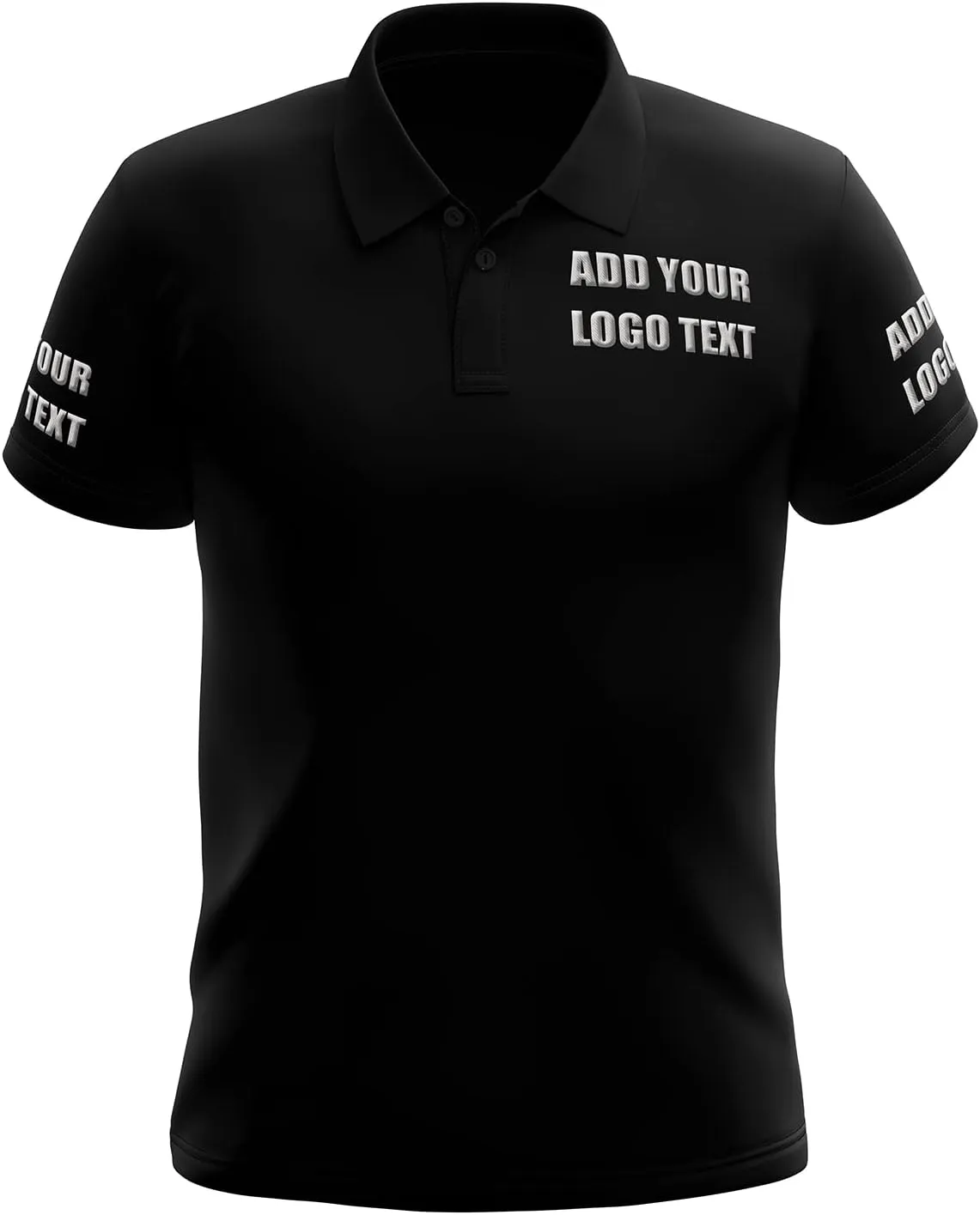 Custom Polo Shirts for Men Women Personalized Design Your Own Text Logo Name Embroidered Dry Fit Golf Shirt