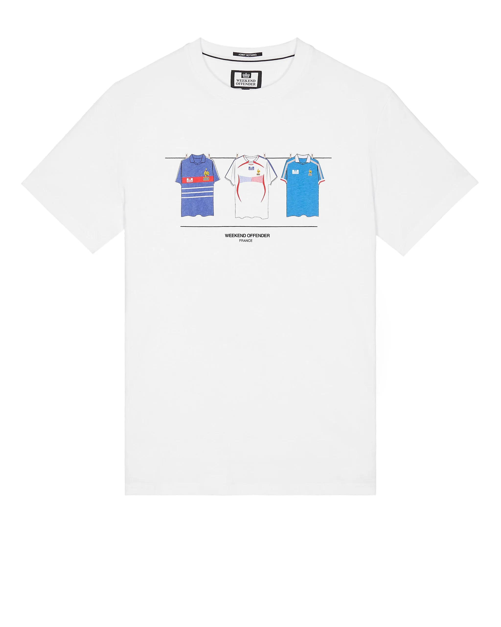 France Shirts T-Shirt White