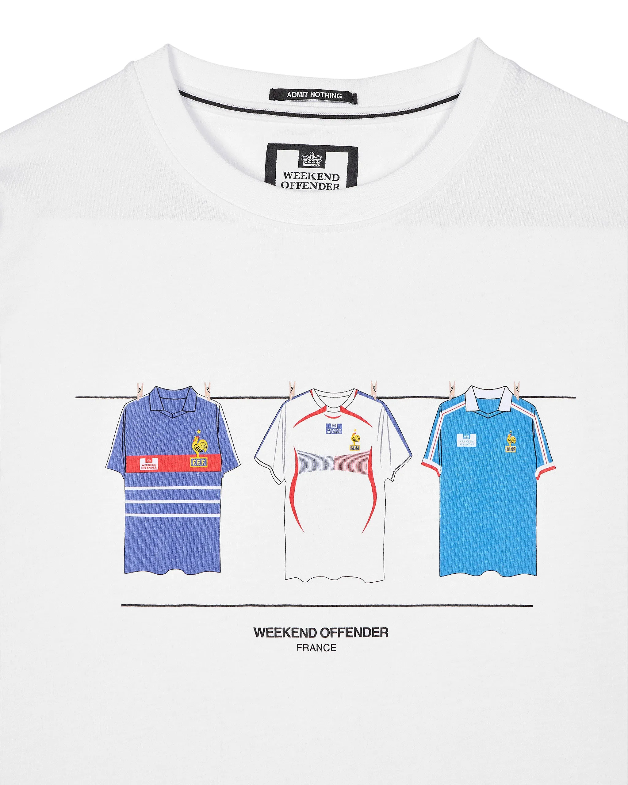 France Shirts T-Shirt White
