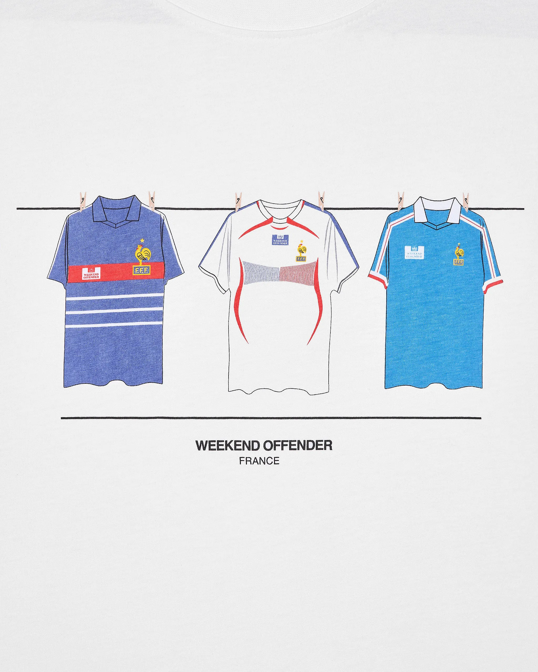 France Shirts T-Shirt White