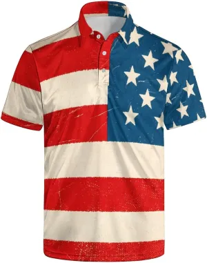Golf Shirts for Men Short Sleeve Polo Shirt Performance Moisture Wicking Dry Fit Golf Polo Shirts