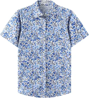 KYKU Womens Button Down Hawaiian Shirt Casual Fashion Shirts Summer Blouses