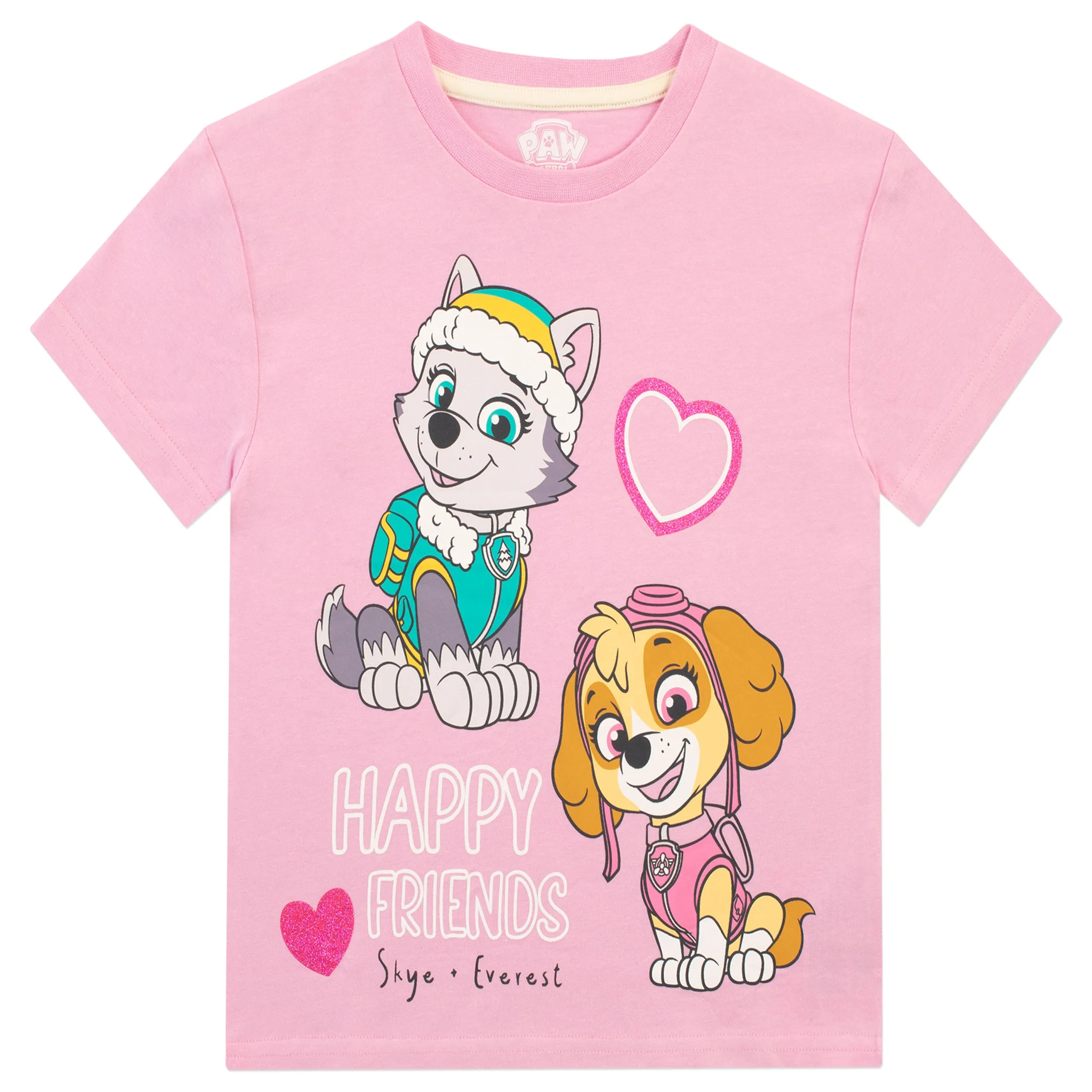 PAW Patrol T-Shirts 2 Pack Skye And Everest