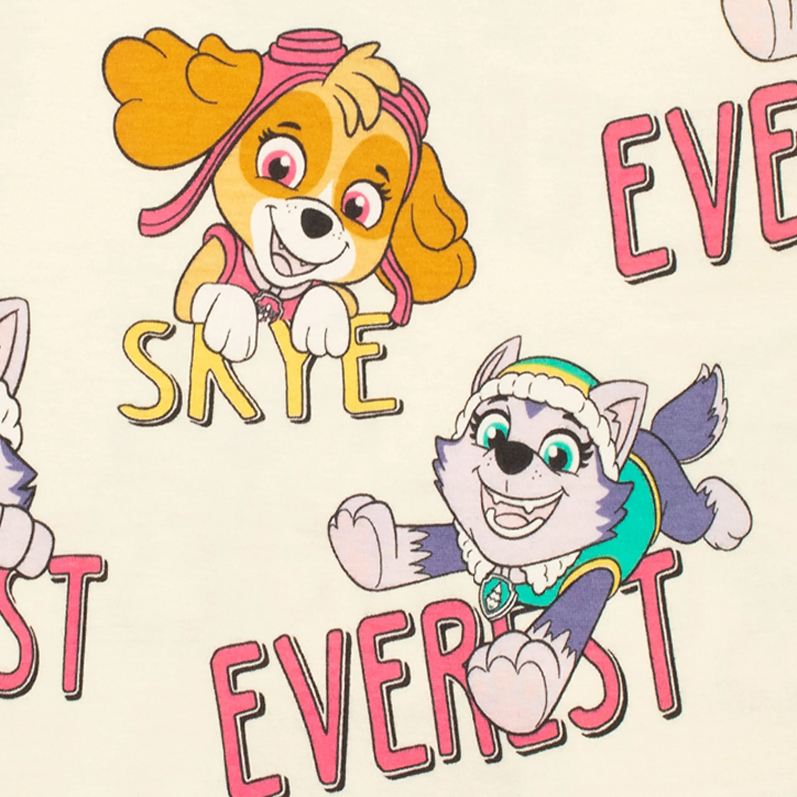 PAW Patrol T-Shirts 2 Pack Skye And Everest