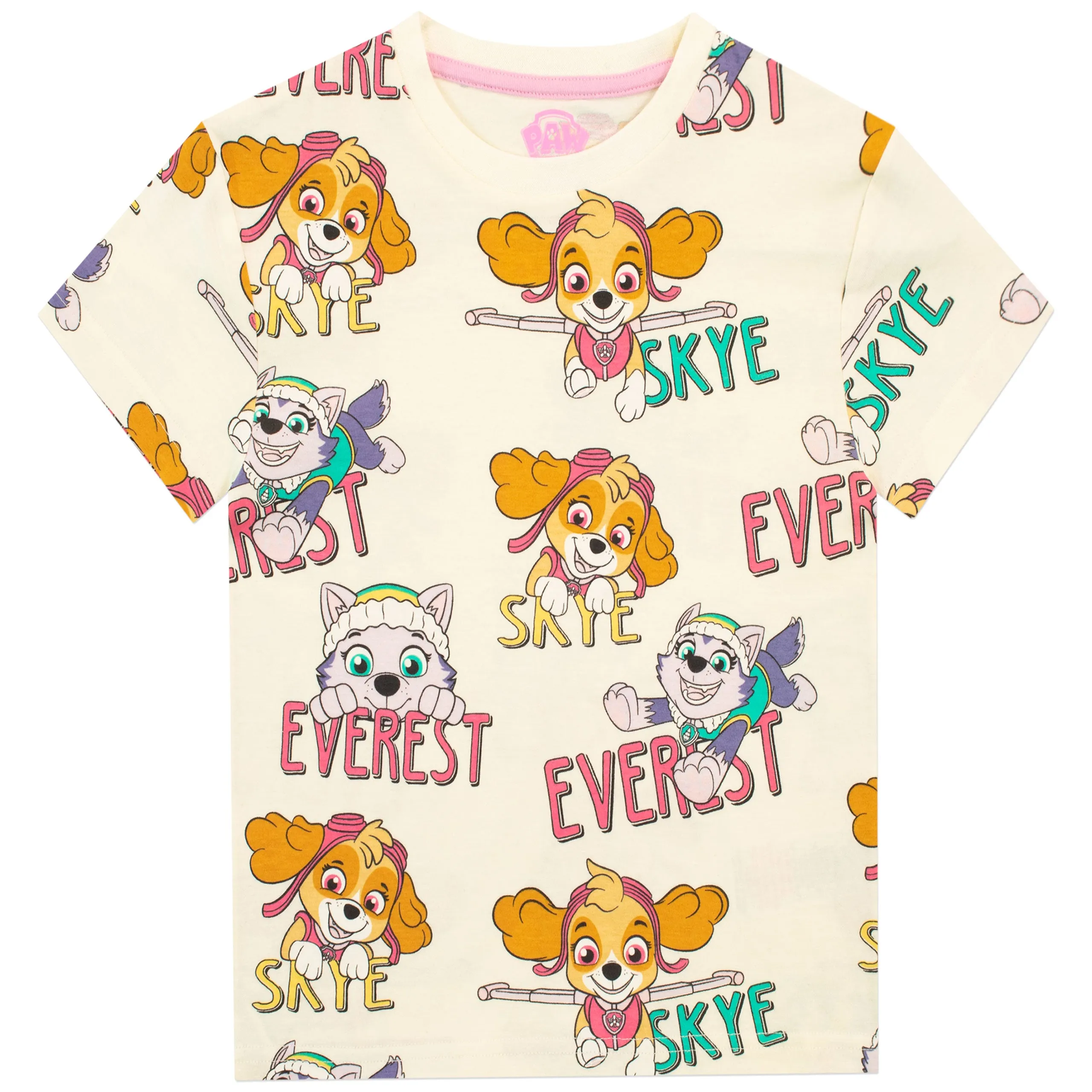 PAW Patrol T-Shirts 2 Pack Skye And Everest