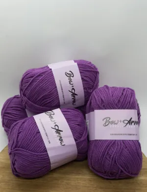 Purple Mini Milk Cotton Yarn