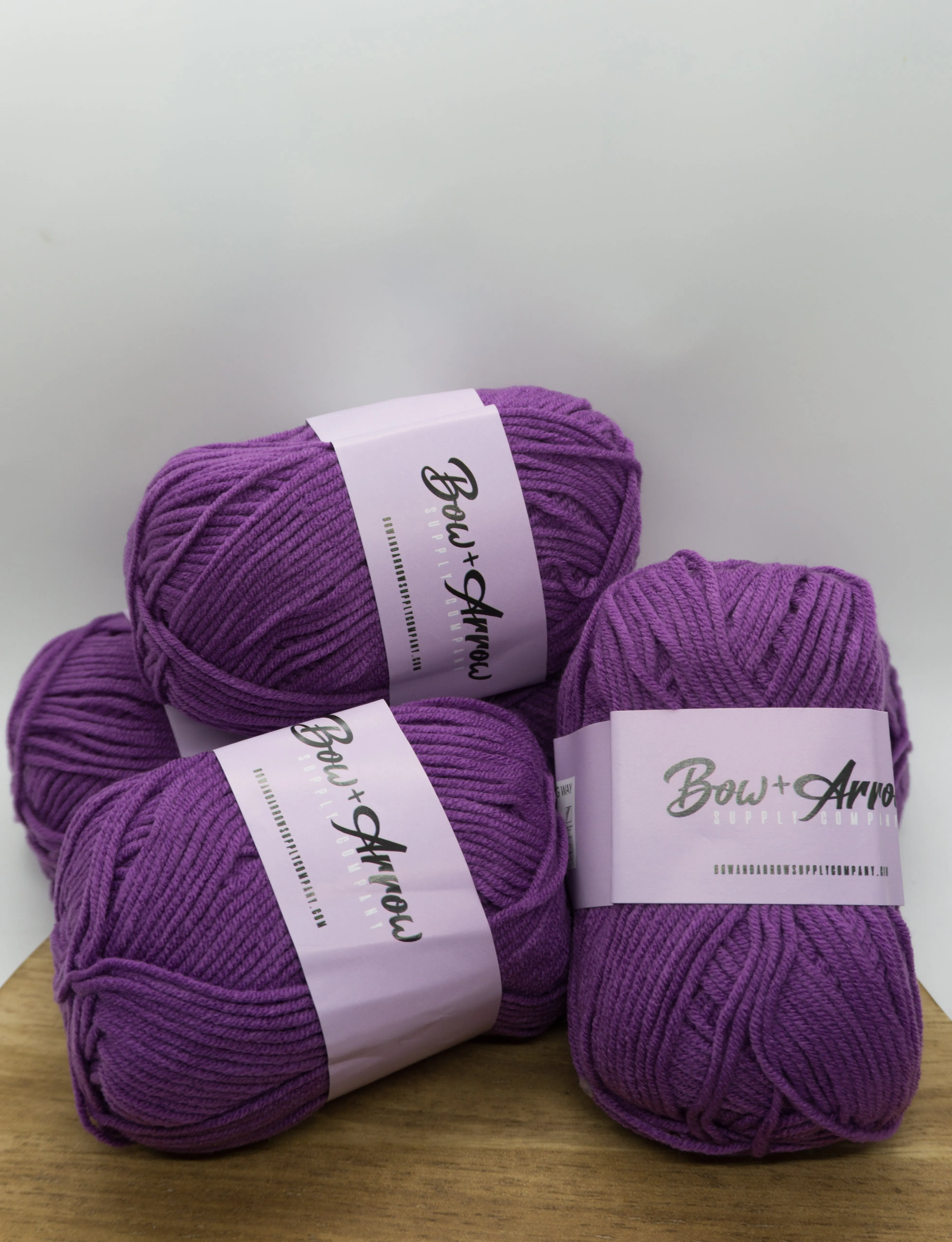 Purple Mini Milk Cotton Yarn