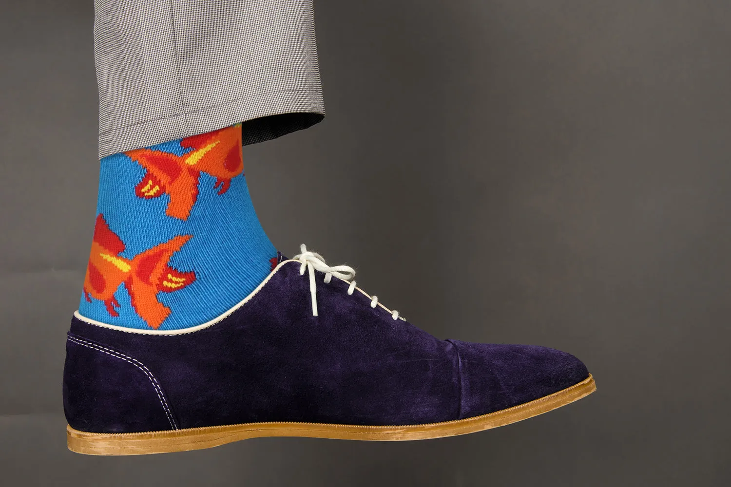 Sick Socks - Goldfish - Animal Pets Socks for Men and Women