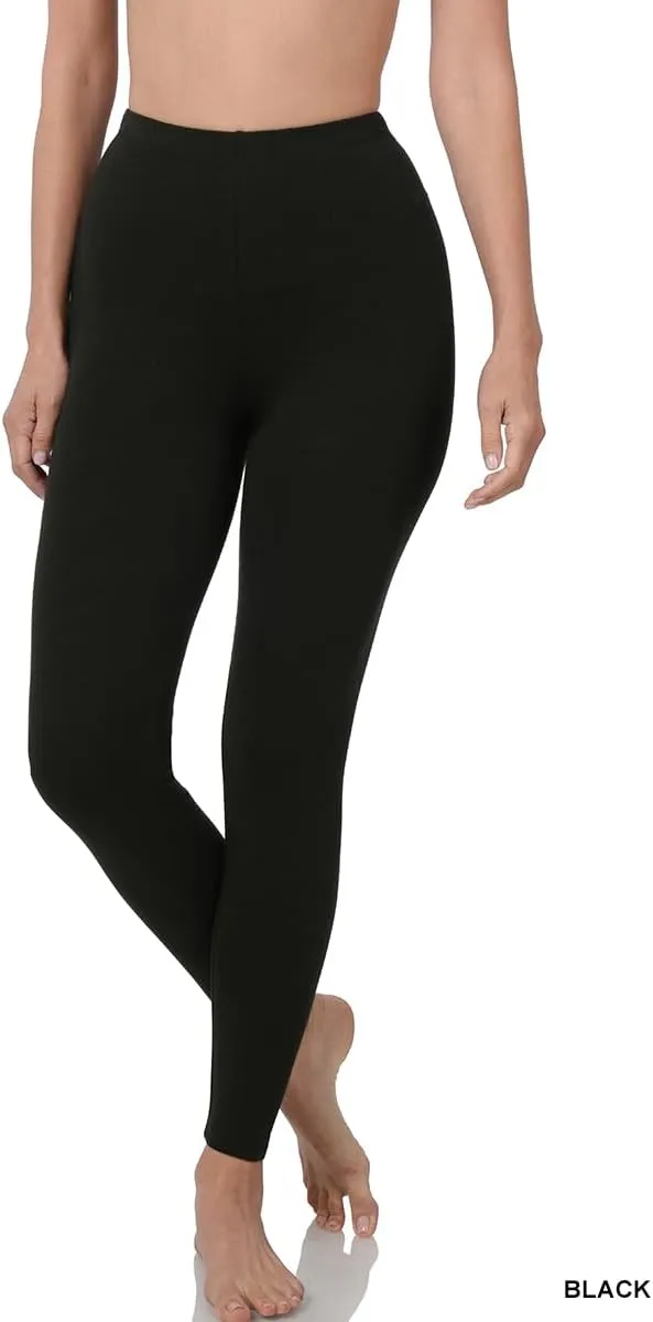 Women's Premium Cotton Full Length Leggings OP-1851