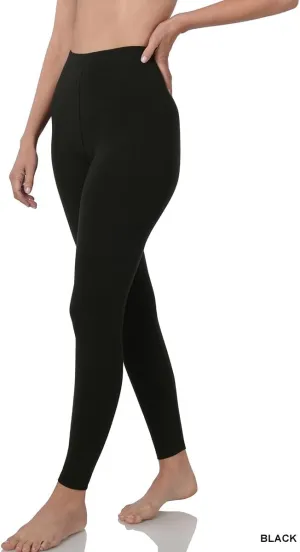 Women's Premium Cotton Full Length Leggings OP-1851