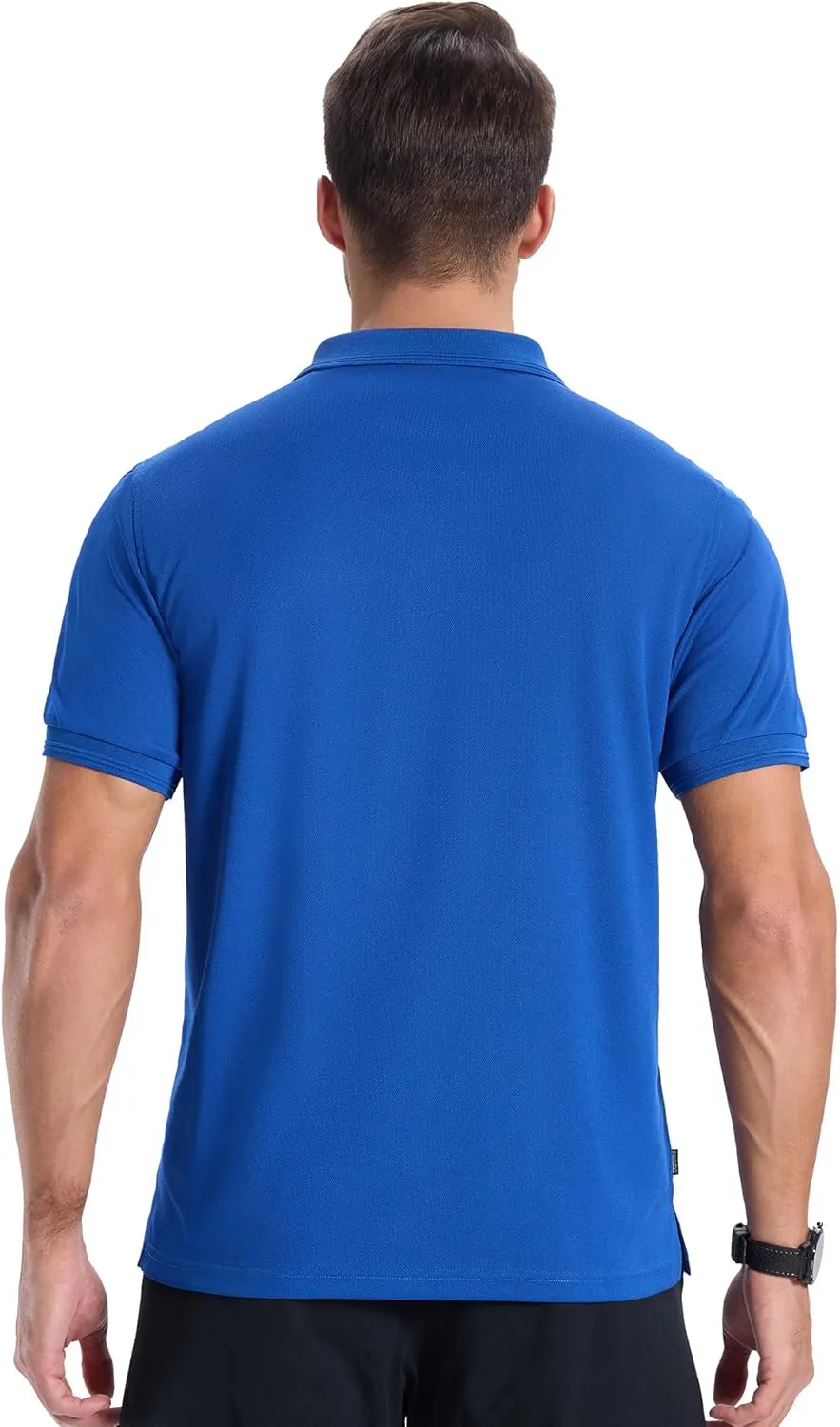 ZITY Men's 3 Pack Polo Shirts Short Sleeve Moisture-Wicking Golf Shirt Business Causal Tops